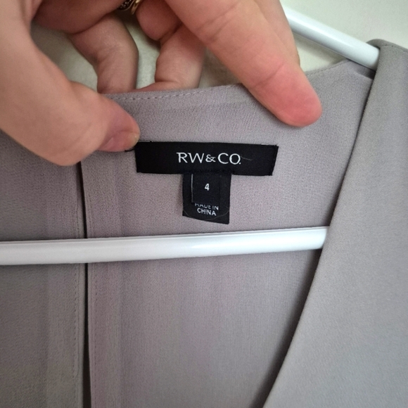 RW&Co Women’s Grey Midi Dress – Size 4 - Picture 3 of 6